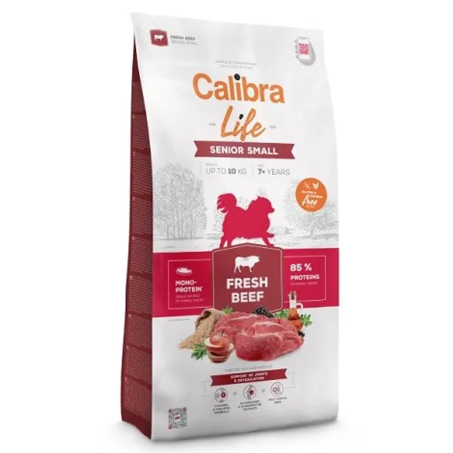 Expirace 7.6. 2026: Calibra Dog Life Senior Small Fresh Beef 6 kg | P59621