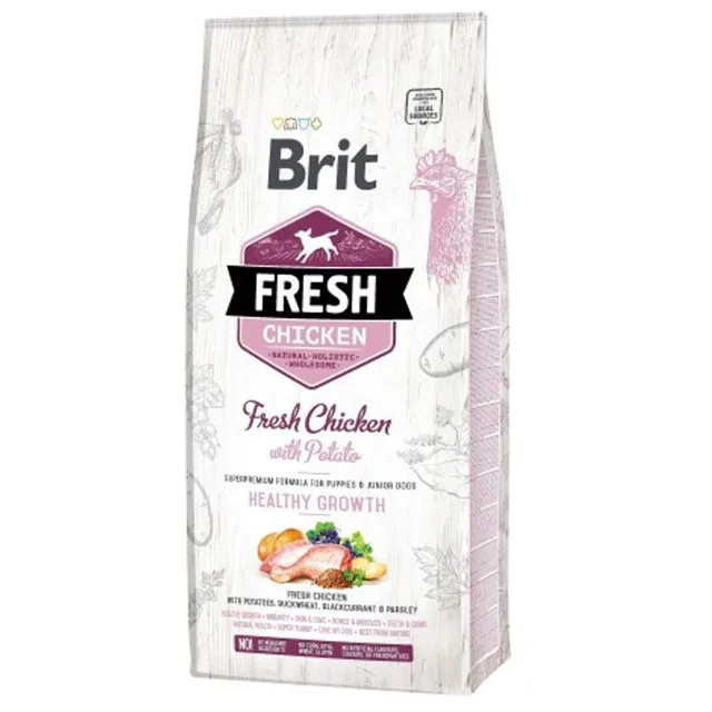Expirace 9.6. 2026: Fresh Chicken & Potato Puppy Healthy Growth 12 kg | P59713