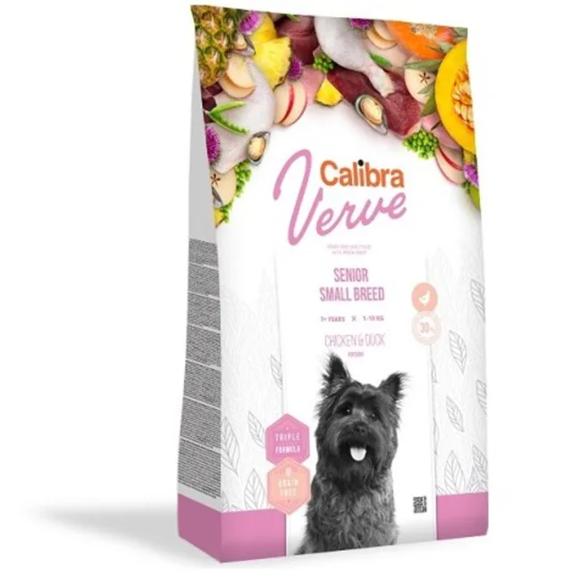 Expirace do 9.4. 2026: Calibra Dog Verve GF Senior Small Chicken & Duck 6 kg | P59297