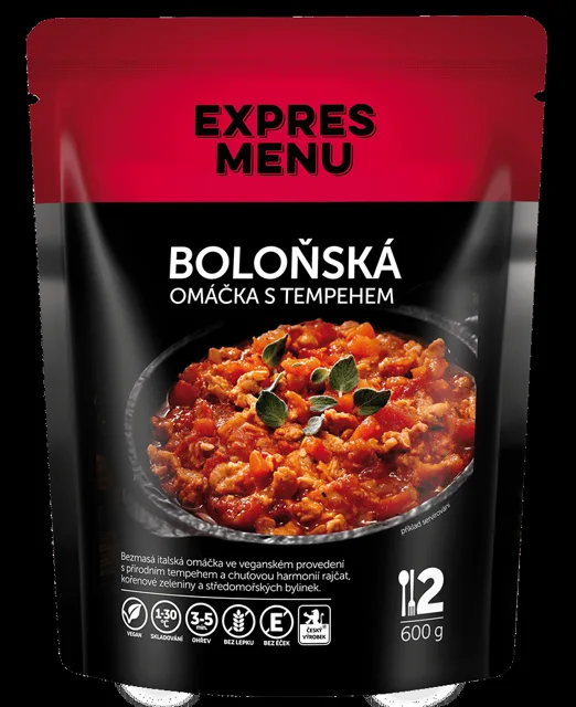 EXPRES MENU Boloňská omáčka s tempehem 600 g (2 porce)