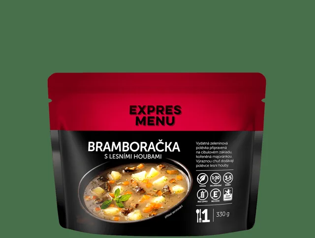 EXPRES MENU Bramboračka s lesními houbami 330 g (1 porce)