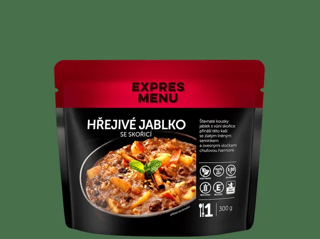 EXPRES MENU Hřejivé jablko se skořicí 300 g (1 porce)