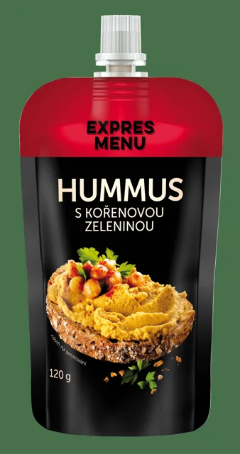 EXPRES MENU Hummus s kořenovou zeleninou 120 g (1 porce)