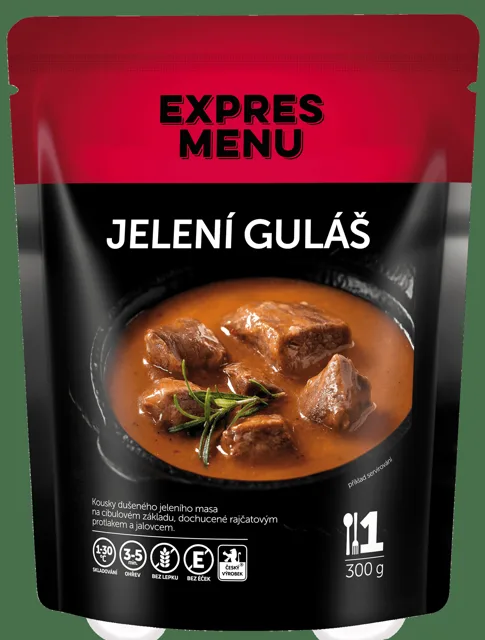 EXPRES MENU Jelení guláš 300 g (1 porce)