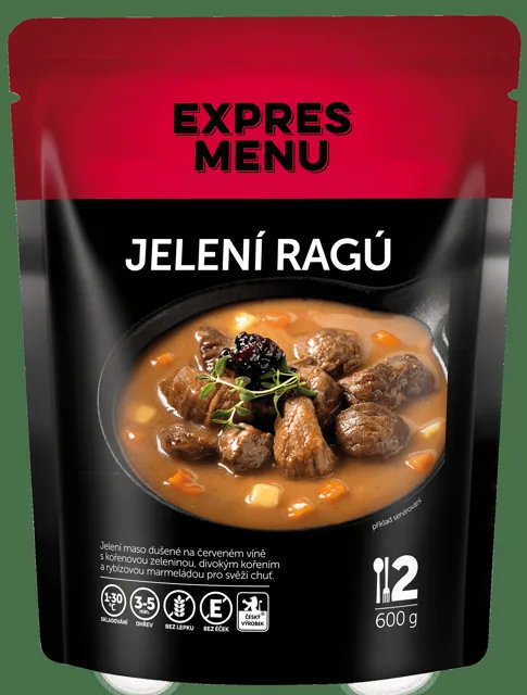 EXPRES MENU Jelení ragú 600 g (1 porce)