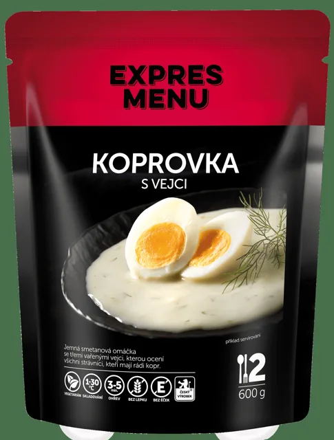 EXPRES MENU Koprovka s vejci 600 g (2 porce)