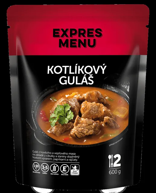 EXPRES MENU Kotlíkový guláš 600 g (2 porce)