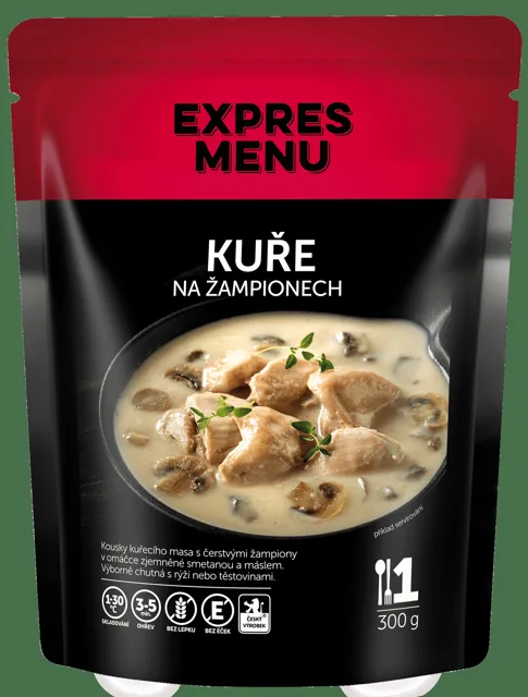 EXPRES MENU Kuře na žampionech 300 g (1 porce)