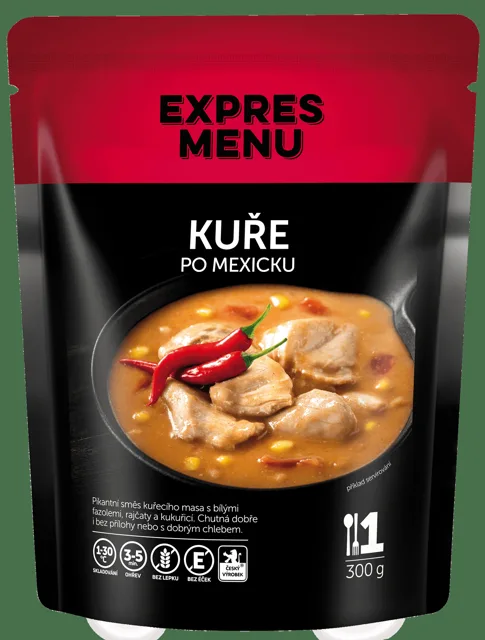 EXPRES MENU Kuře po mexicku 300 g (1 porce)