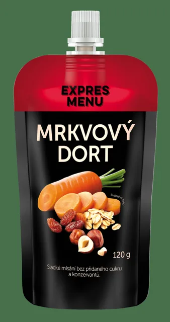 EXPRES MENU MLS Mrkvový dort 120 g (1 porce)
