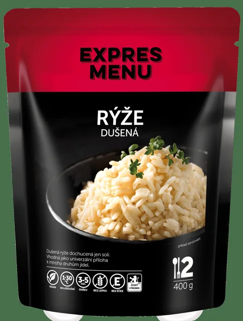 EXPRES MENU Rýže dušená 400 g (2 porce)