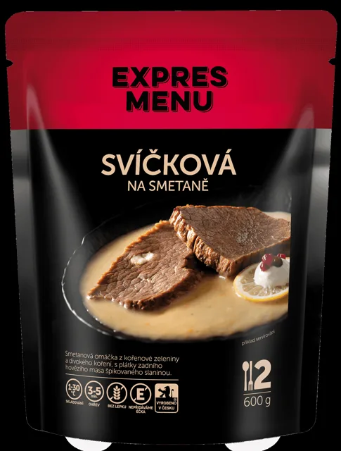 EXPRES MENU Svíčková na smetaně 600 g (1 porce)