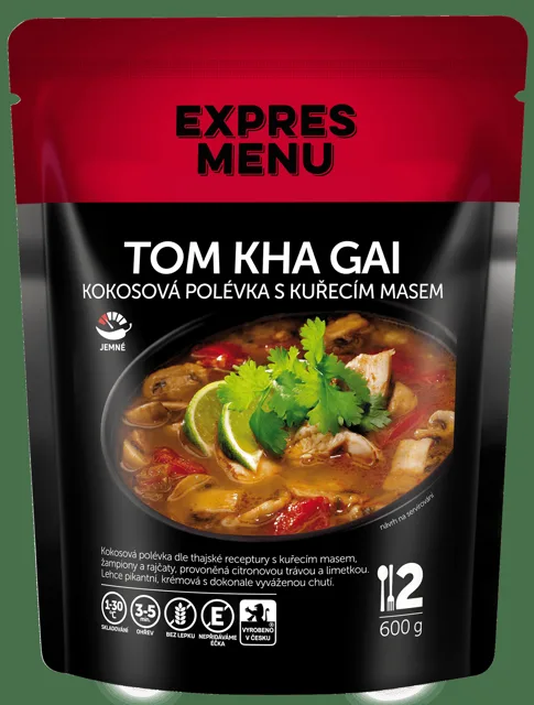 EXPRES MENU Thom Kha Gai- Thajská kokosová polévka s kuřecím masem 600 g (2 porce)