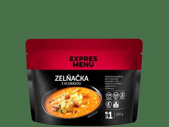 EXPRES MENU Zelňačka s klobásou 330 g (1 porce)