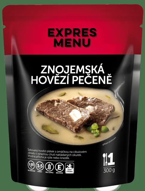 EXPRES MENU Znojemská hovězí pečeně 300 g (1 porce)
