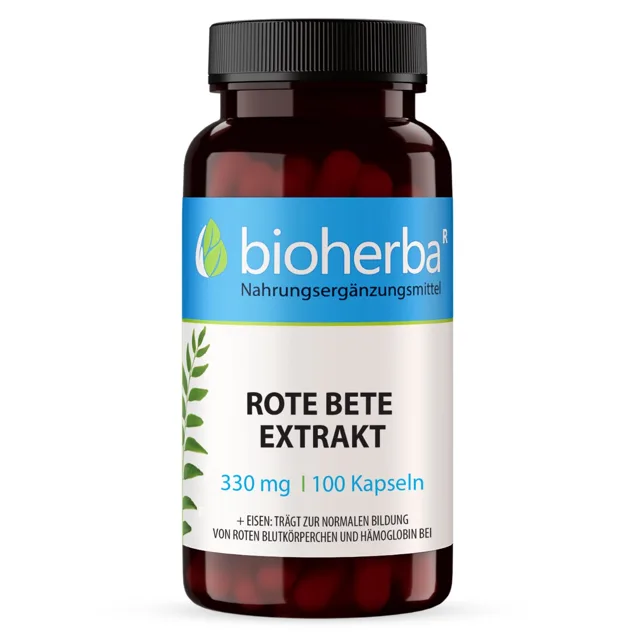 Extrakt z červené řepy 330 mg - 100 kapslí - Bioherba