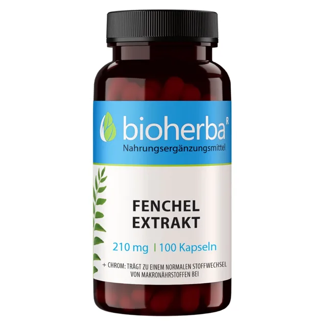 Extrakt z fenyklu 210 mg – 100 kapslí – Bioherba