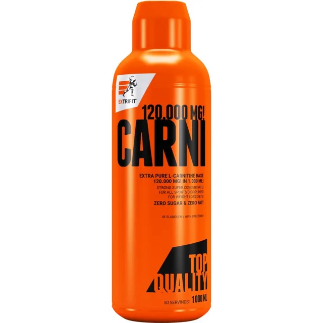 Extrifit Carni L-Carnitine 120 000 mg doplněk stravy pro sportovce příchuť Apricot 1000 ml