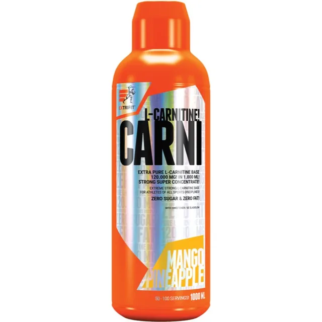 Extrifit Carni L-Carnitine 120 000 mg doplněk stravy pro sportovce příchuť Mango & Pineapple 1000 ml