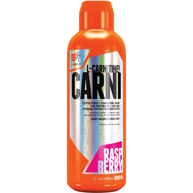 Extrifit Carni L-Carnitine 120 000 mg doplněk stravy pro sportovce příchuť Raspberry 1000 ml