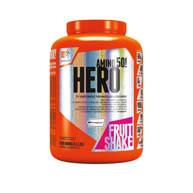 Extrifit Hero 3kg - ovocný shake