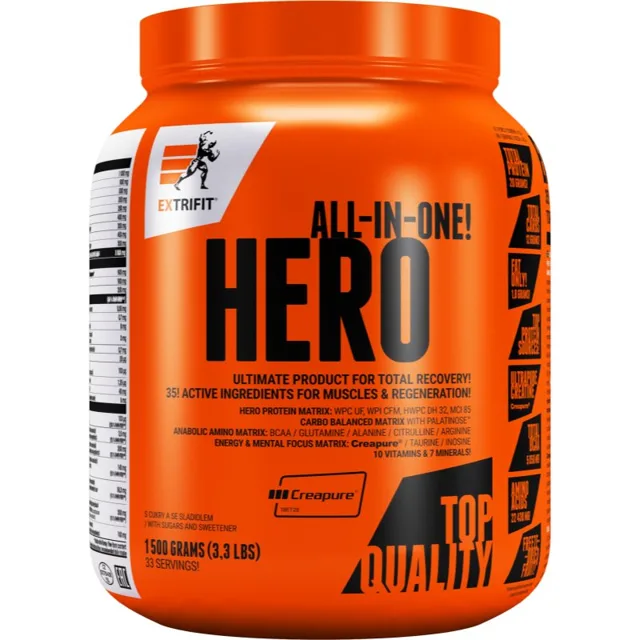 Extrifit Hero regenerace a růst svalů příchuť Chocolate 1500 g