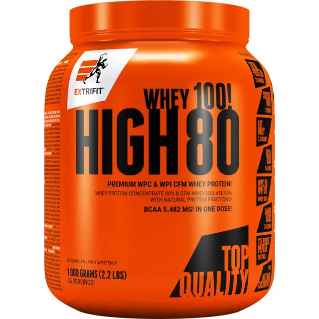 Extrifit High Whey 80 syrovátkový protein příchuť Fruit Yoghurt 1000 g