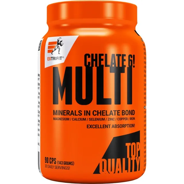 Extrifit Multi Chelate 6! komplex minerálů 90 cps