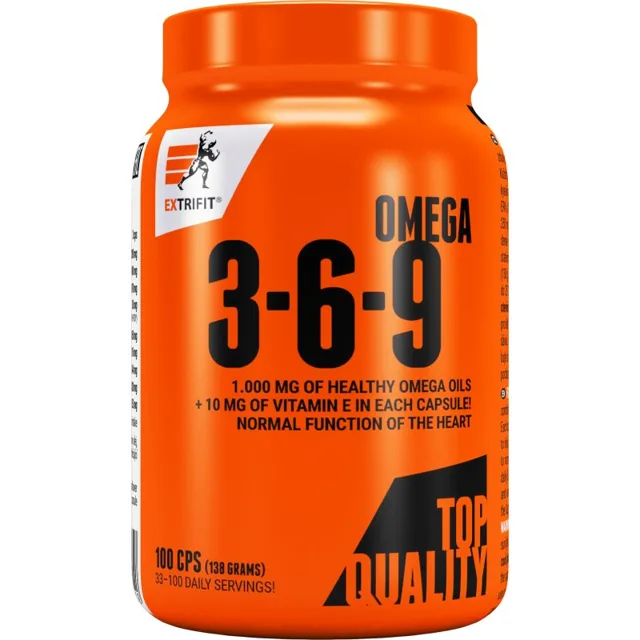 Extrifit Omega 3-6-9 podpora správného fungování organismu 100 cps