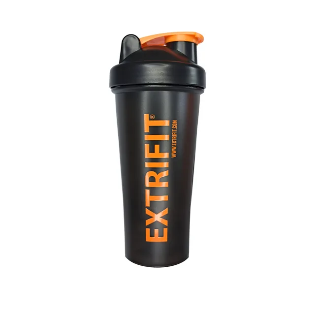 Extrifit Šejkr 600 ml černý s oranžovým logem