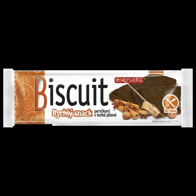 Extrudo Perníkový snack v hořké polevě 24 g