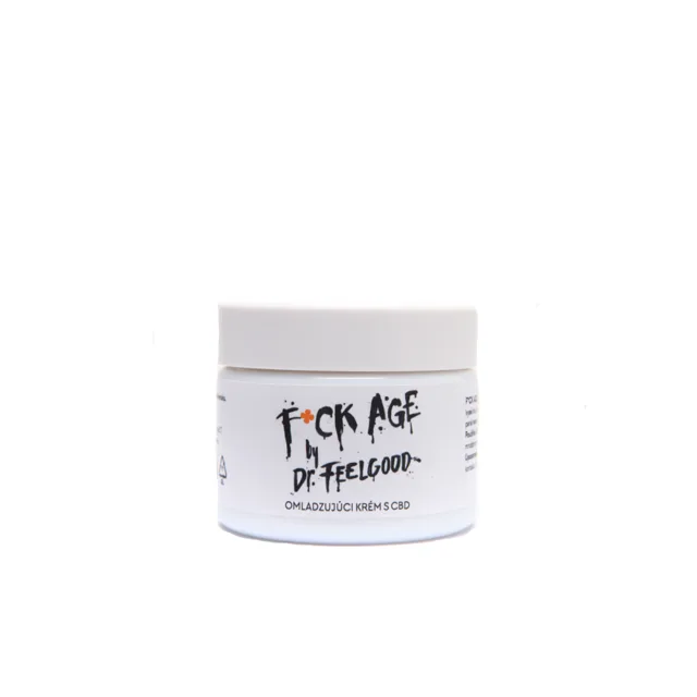 F*CK AGE pleťový krém s CBD - 50 ml - Dr. Feelgood