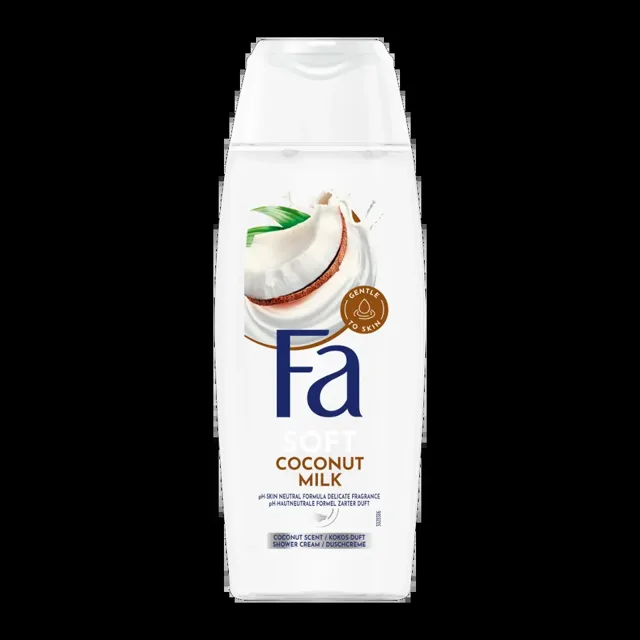 Fa Sprchový gel Soft Coconut Milk 250 ml 250 ml