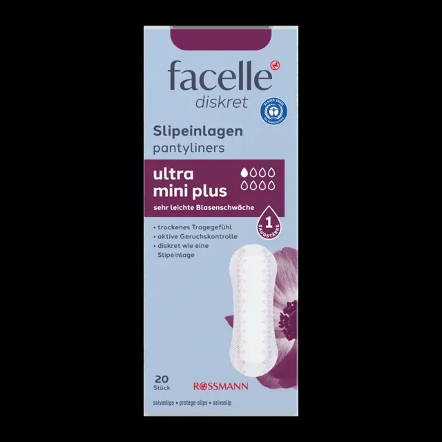 facelle Inkontinenční slipové vložky Ultra Mini Plus 20 ks