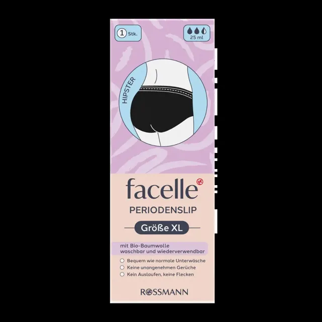 facelle Menstruační kalhotky Hipster XL