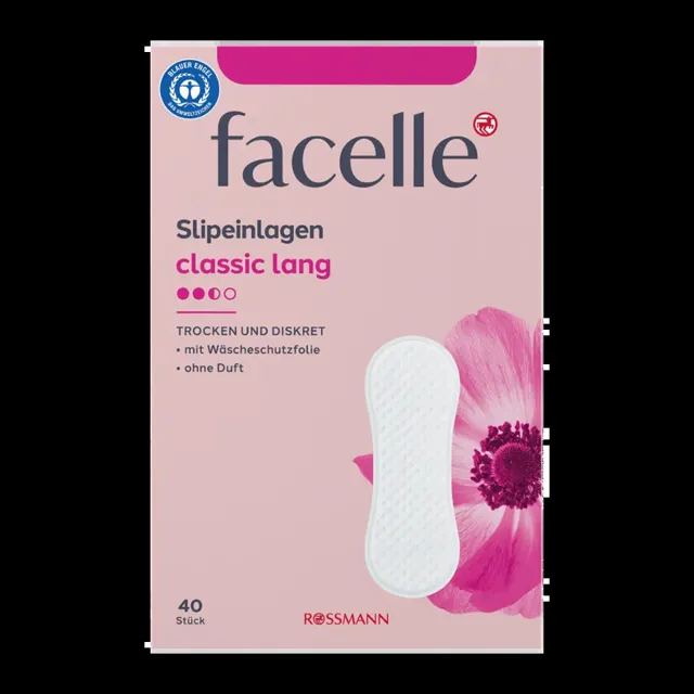facelle Slipové vložky Classic Long 40 ks