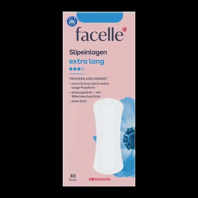 facelle Slipové vložky Extra long 30 ks