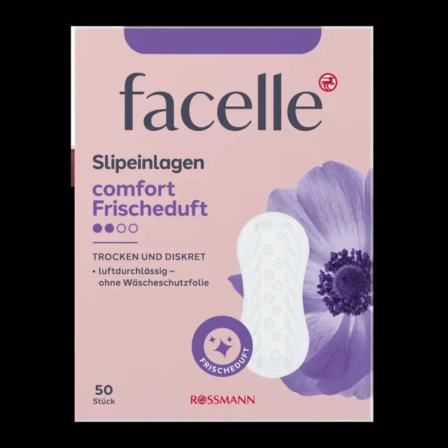 facelle Slipové vložky s parfemací Comfort 50 ks
