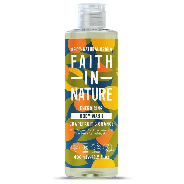 Faith in Nature Sprchový gel Grapefruit & pomeranč 400 ml