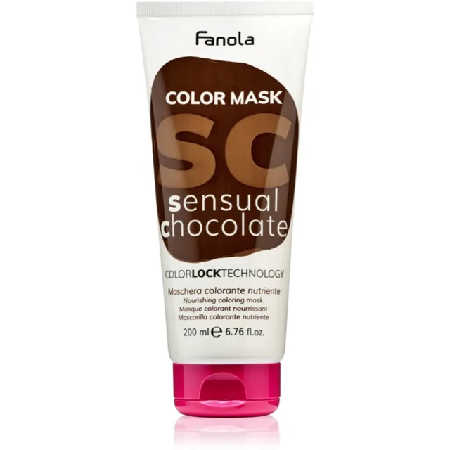 Fanola Color Mask barvicí maska na vlasy SENSUAL CHOCOLATE 200 ml