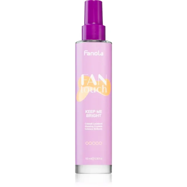 Fanola FAN touch KEEP ME BRIGHT sprej pro lesk a hebkost vlasů 100 ml