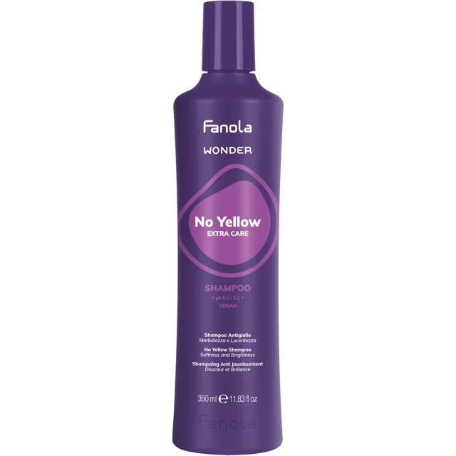 Fanola Šampon neutralizující žluté tóny Wonder No Yellow Shampoo 350 ml