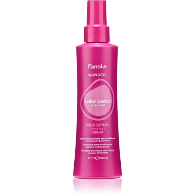 Fanola Wonder Color Locker Milk Spray ochranné mléko ve spreji pro barvené vlasy 195 ml