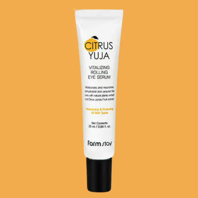 Farm Stay - Citrus Yuja Vitalizing Rolling Eye Serum - Rozjasňující a hydratační roll-on oční sérum - 25 ml