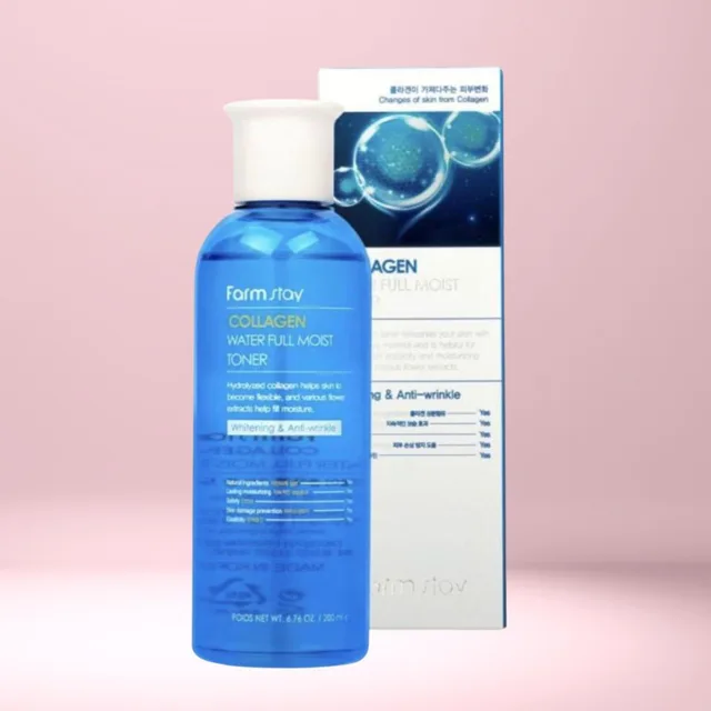 FARM STAY - Collagen toner - Hydratační toner s kolagenem 200ml