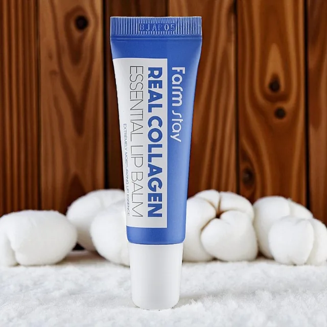 Farm Stay - Real Collagen Essential Lip Balm - Balzám na rty s kolagenem - 10 ml