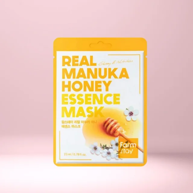 Farm Stay -  Real Manuka Honey Essence Mask - Hydratační a rozjasňující plátýnková maska s medem - 1 ks