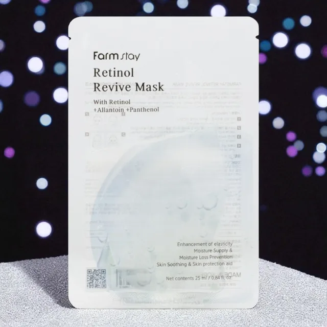 Farm Stay - Retinol Revive Mask - Omlazující, plátýnková maska s retinolem - 25 ml