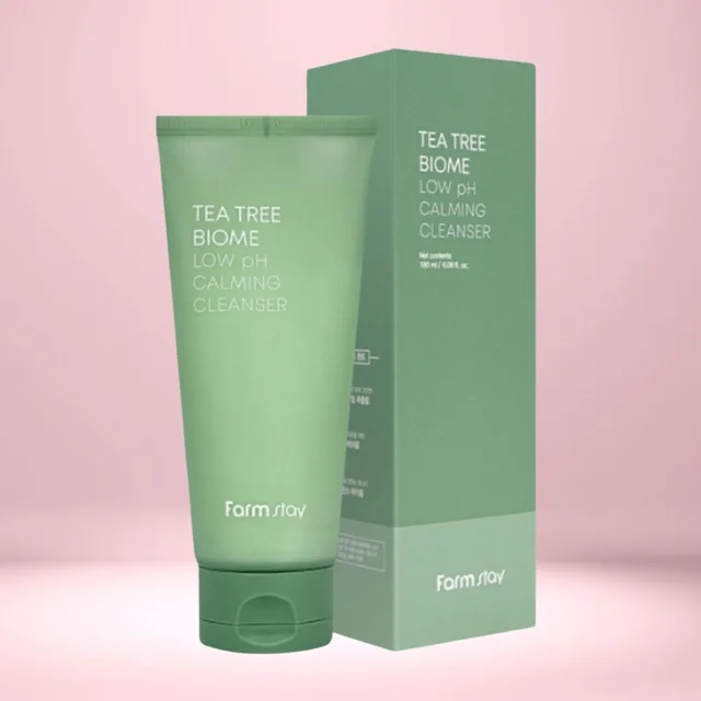 Farm Stay - Tea Tree Biome Low PH Calming Cleanser - Tea Tree zklidňující cleanser s nízkým pH - 180 ml