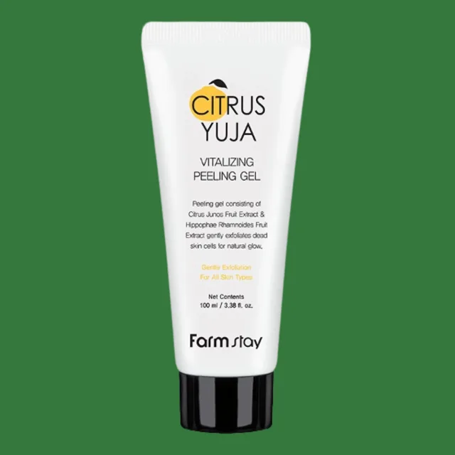 Farm Stay - Yuja Vitalizing Peeling Gel - Hydratační a rozjasňující peeling - 100 ml